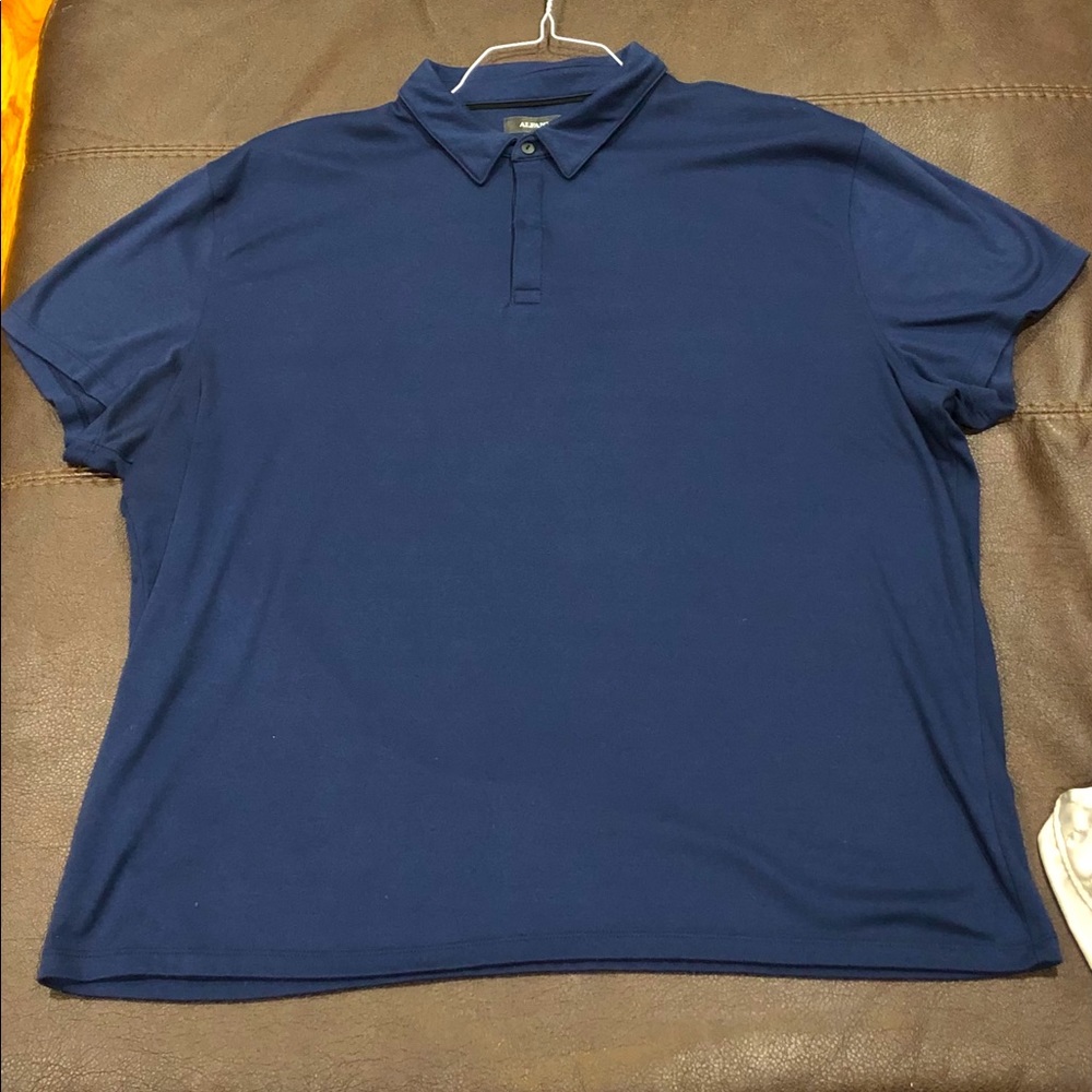 Alfani Men’s XXL Navy Blue Dress Polo